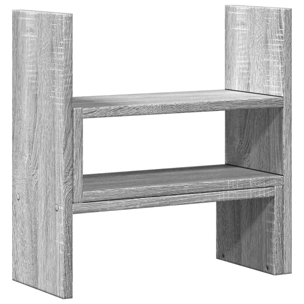Organizer Scrivania Grigio Sonoma 40x17x41 cm in Truciolato CFW3374316