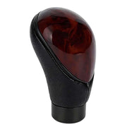 Pomello Leva del Cambio Universale Effetto Legno con Rivestimento PU Ergonomico Nero Avizar