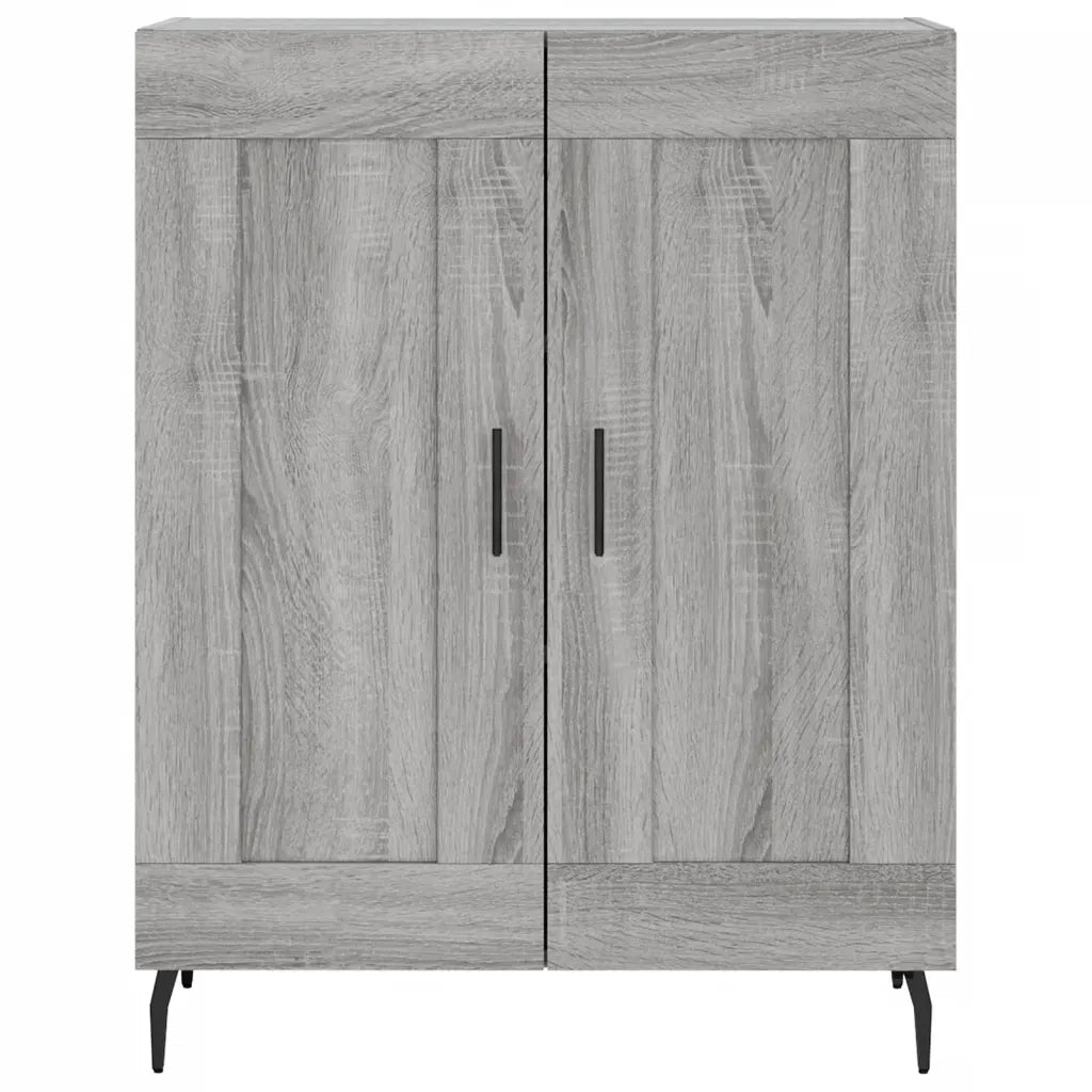 Credenza Grigio Sonoma 69,5x34x90 cm in Legno Multistrato 830218