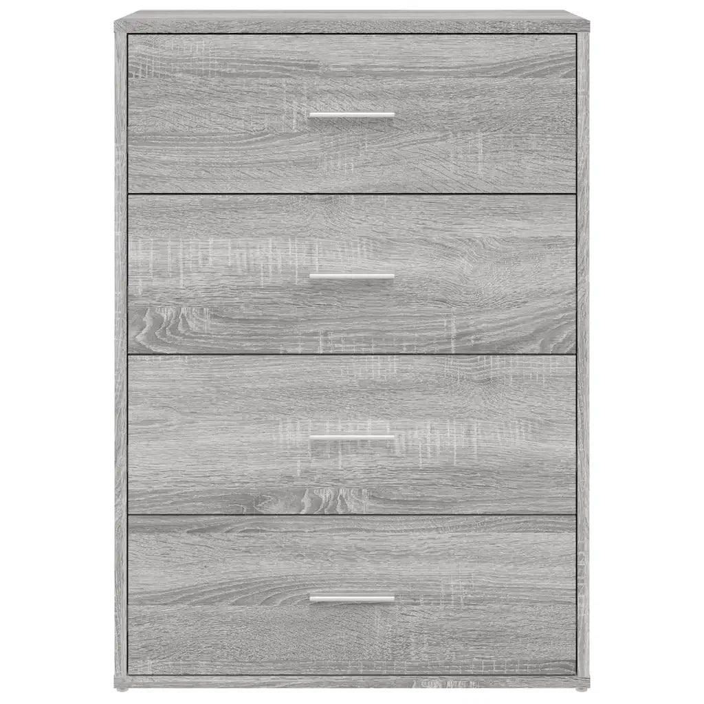 Credenza Grigio Sonoma 60x31x84 cm in Legno Multistrato 840504