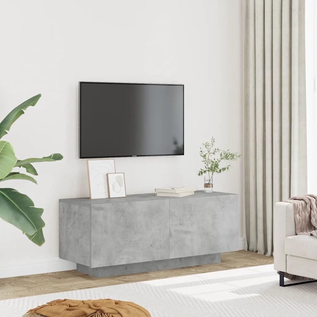 Mobile per TV Grigio Cemento 100x35x40 cm Legno Multistrato 804440