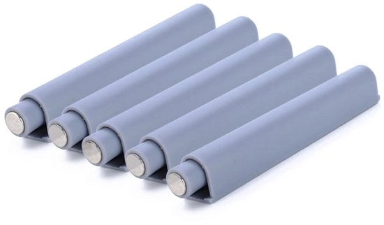 Sistema di apertura a richiesta - 5 pezzi - Dampened Buffer in plastica - Chiusura magnetica - Per armadi/porte - Materiale ABS di alta qualità - Sistema di chiusura a richiesta