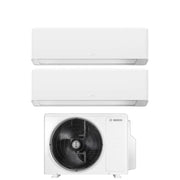 Condizionatore Dual Split Bosch Climate 7000i White 9+9 con 5000M 53/2 E R-32 Wi-Fi Integrato
