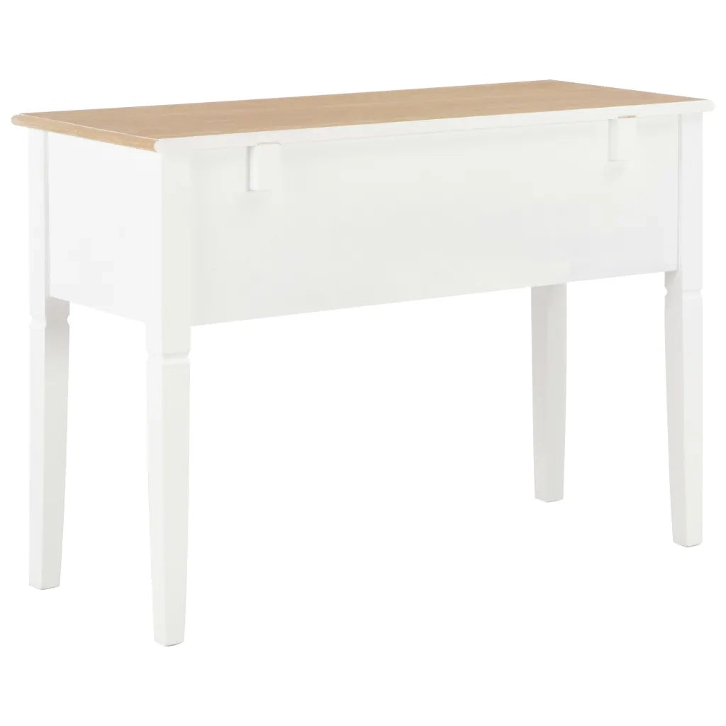 Scrivania Bianca 109,5x45x77,5 cm in Legno cod mxl 60584