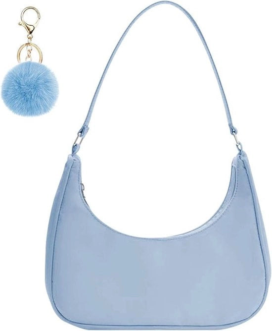 Borse a tracolla per donne stile Y2K con tasche sotto il gomito mini borse a zip con chiusura a zip - Regalo di Natale