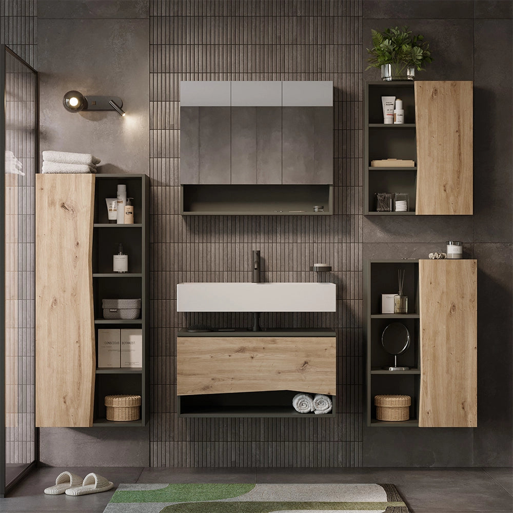 Vicco Set di mobili da bagno Artigiano 2 parti