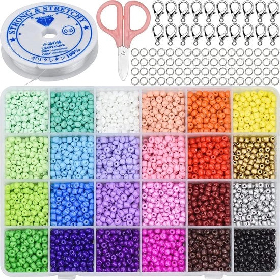 Set di setole di lana satina 3 x 100 m per confezione di regalo e per hobby