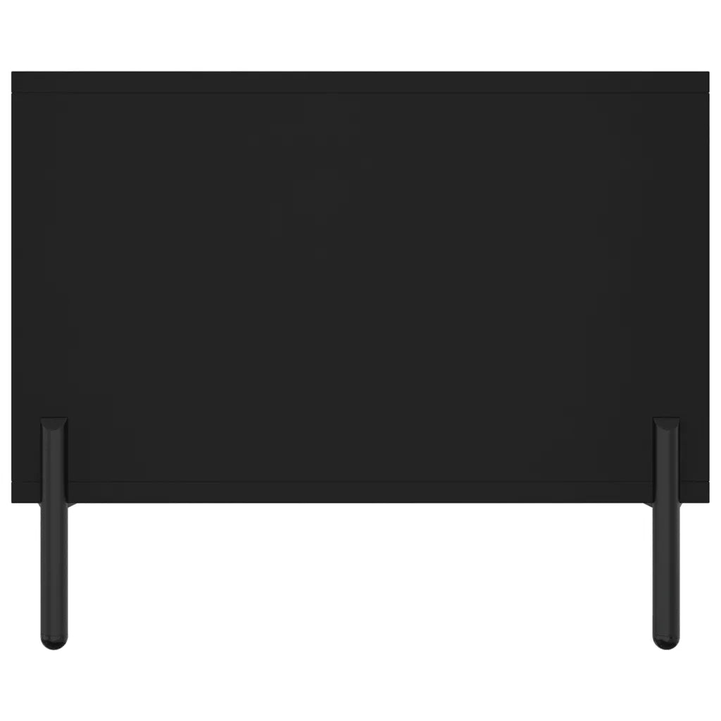 Tavolino da salotto | Tavolino da caff¨¨ | Tavolino da Soggiorno Nero 102x50x40 cm in Legno Multistrato