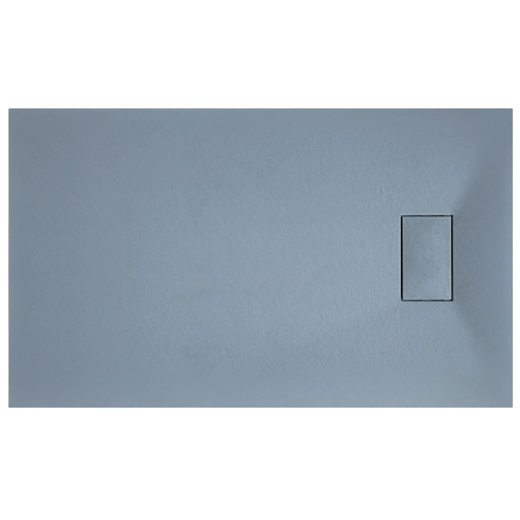 Piatto Doccia 90x180x2 6 CM Rettangolare Grigio Effetto Pietra mod. Strong