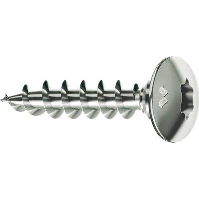 VITE TRUCIOLARE FC PANELVIT TX CHROM MUSTAD - CAVA TX FILETTO INTERO MM 6,0X60 CF=PZ 100- 1 confezioni