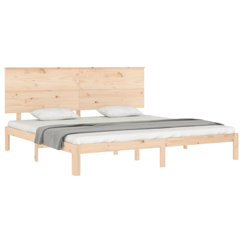 Giroletto senza Materasso 200x200 cm in Legno Massello di Pino 3193681