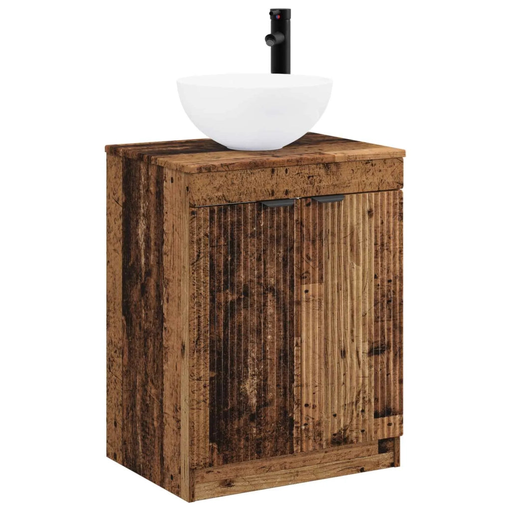 Set di mobili per il bagno Legno antico Legno ingegnerizzato 3404212