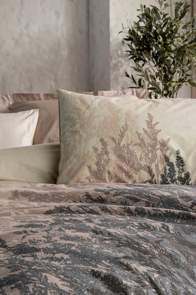 Cortland, Copripiumino Matrimoniale Federa Inclusa, 220x260 cm Beige