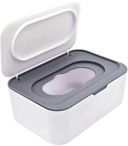 Dispensatore di Asciugamani Viscidi - Oltre 100 Asciugamani - Contenitore Robusto - Compattabile - Chiusura a Coperchio - Dimensioni 19 x 13 x 7,4 cm - Supporto per Asciugamani