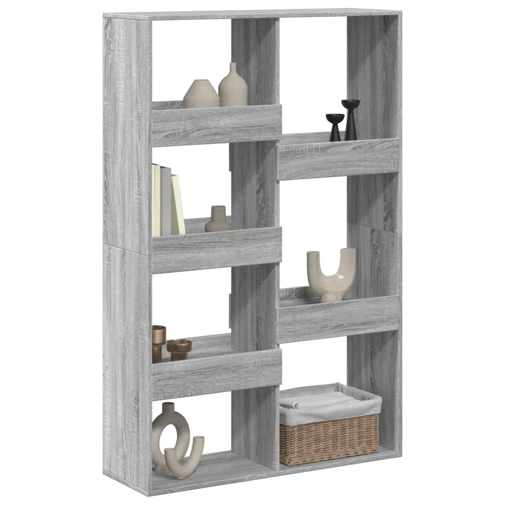 vidaXL Divisorio Grigio Sonoma 100x33x155,5 cm in Truciolato
