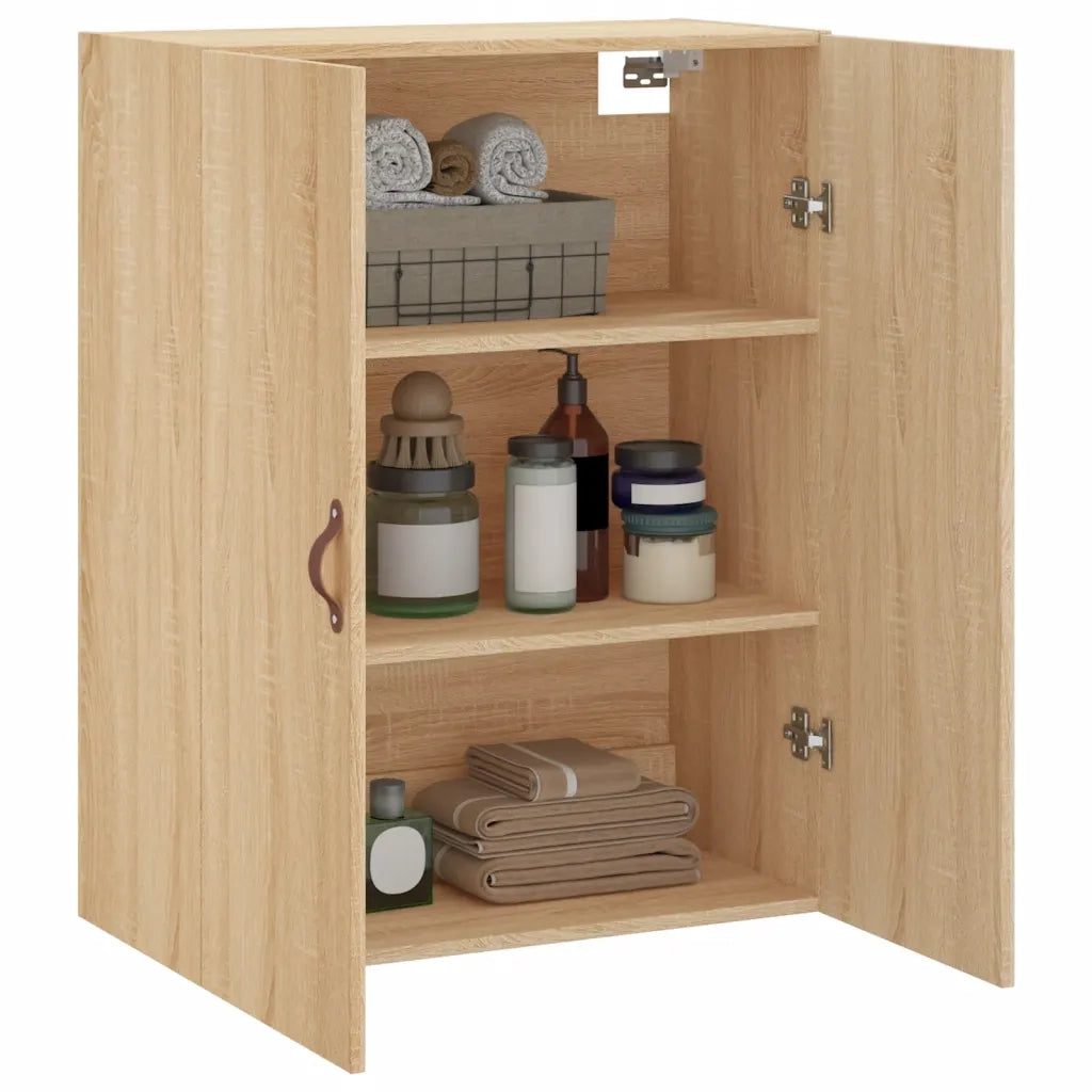 vidaXL Mobile a Parete Rovere Sonoma 69,5x34x90 cm