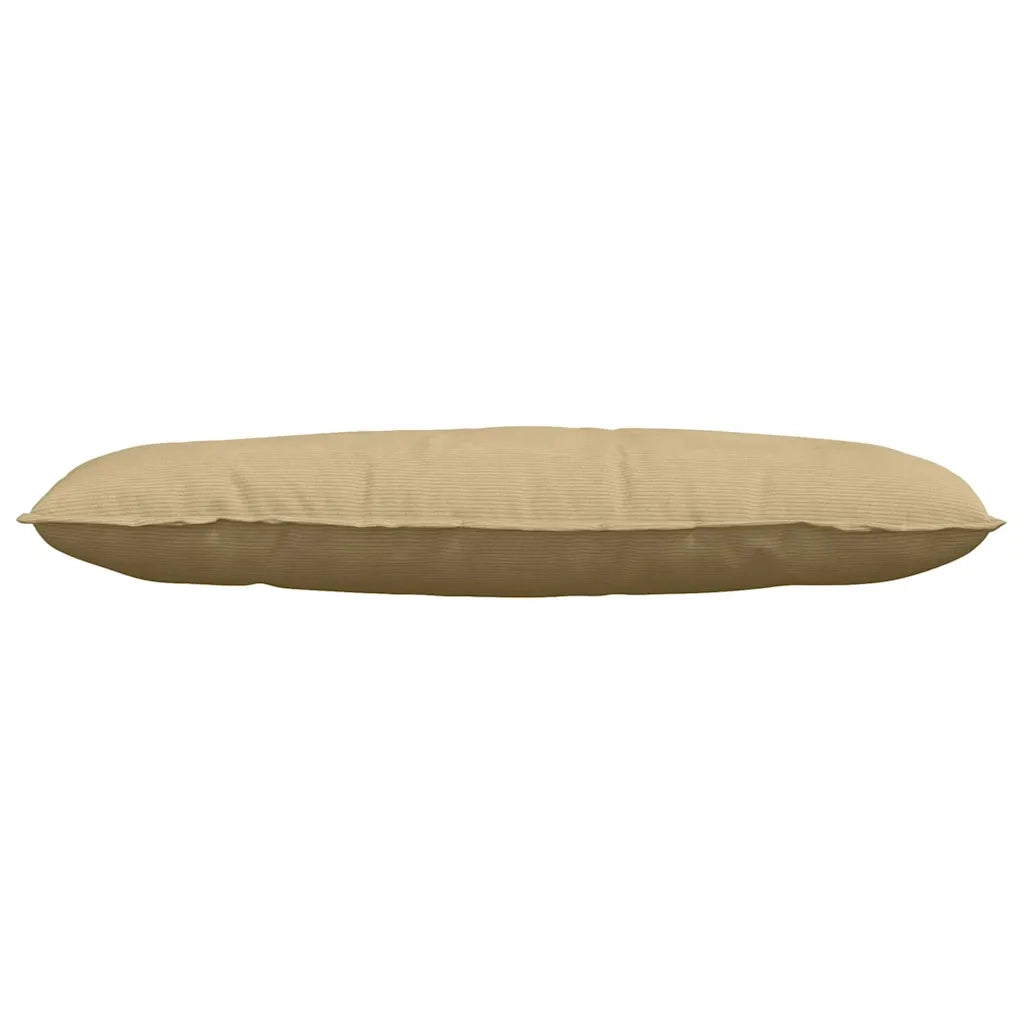 Cuscino per Schiena Grigio Verde 120 x 50 cm Tessuto in Cords 42014826