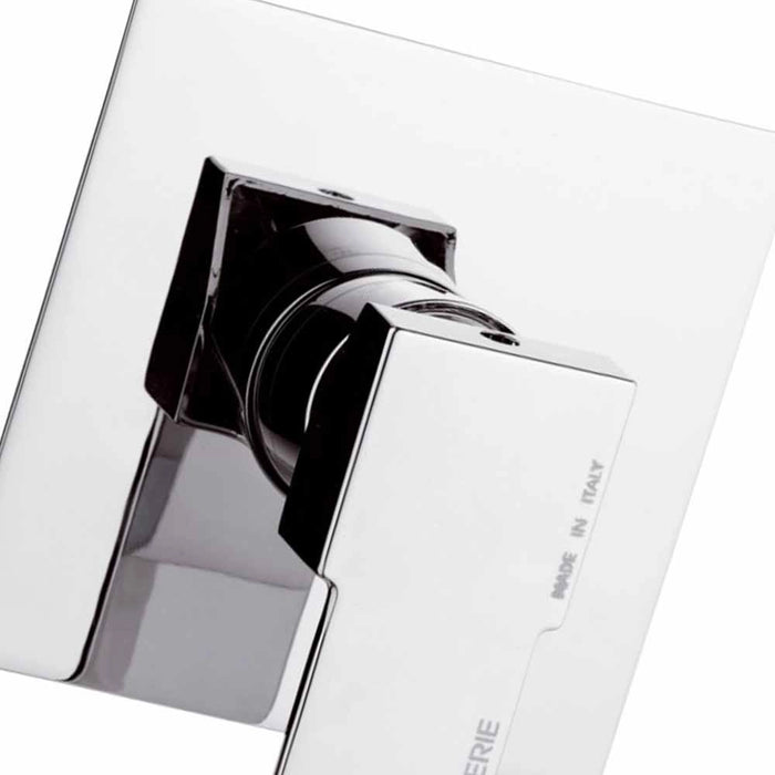 Rubinetto da incasso per vasca/doccia quadro - serie qubika