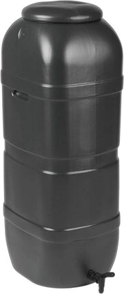 Serbatoio acqua 100L a parete sottile con rubinetto e coperchio chiuso - Nero