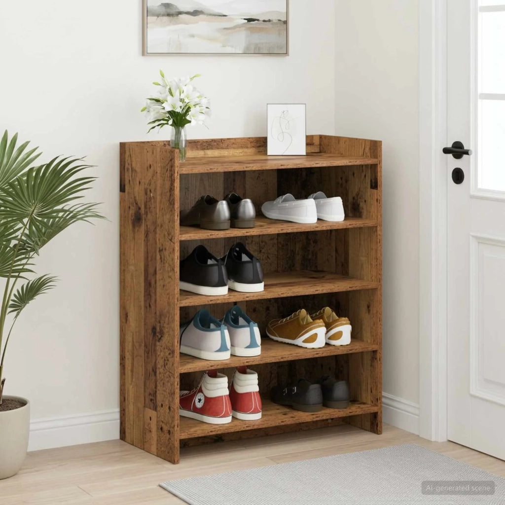 Mobile per scarpe Legno antico 73,5 x 36 x 92 cm 8011321