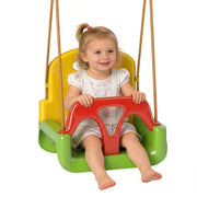 Altalena per Bambini con Schienale Regolabile ¨C Zephmum ¨C 42x33x120-180 cm Multicolore
