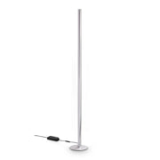 Lampada Da Terra Dorica 1 Luce Led Integrato Acciaio