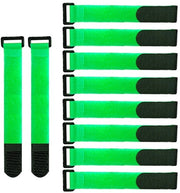Cable binder riutilizzabile 20 pezzi - Nylon - 20 x 2 cm - Verde - Adattabile - Multifunzionale - Facile da utilizzare