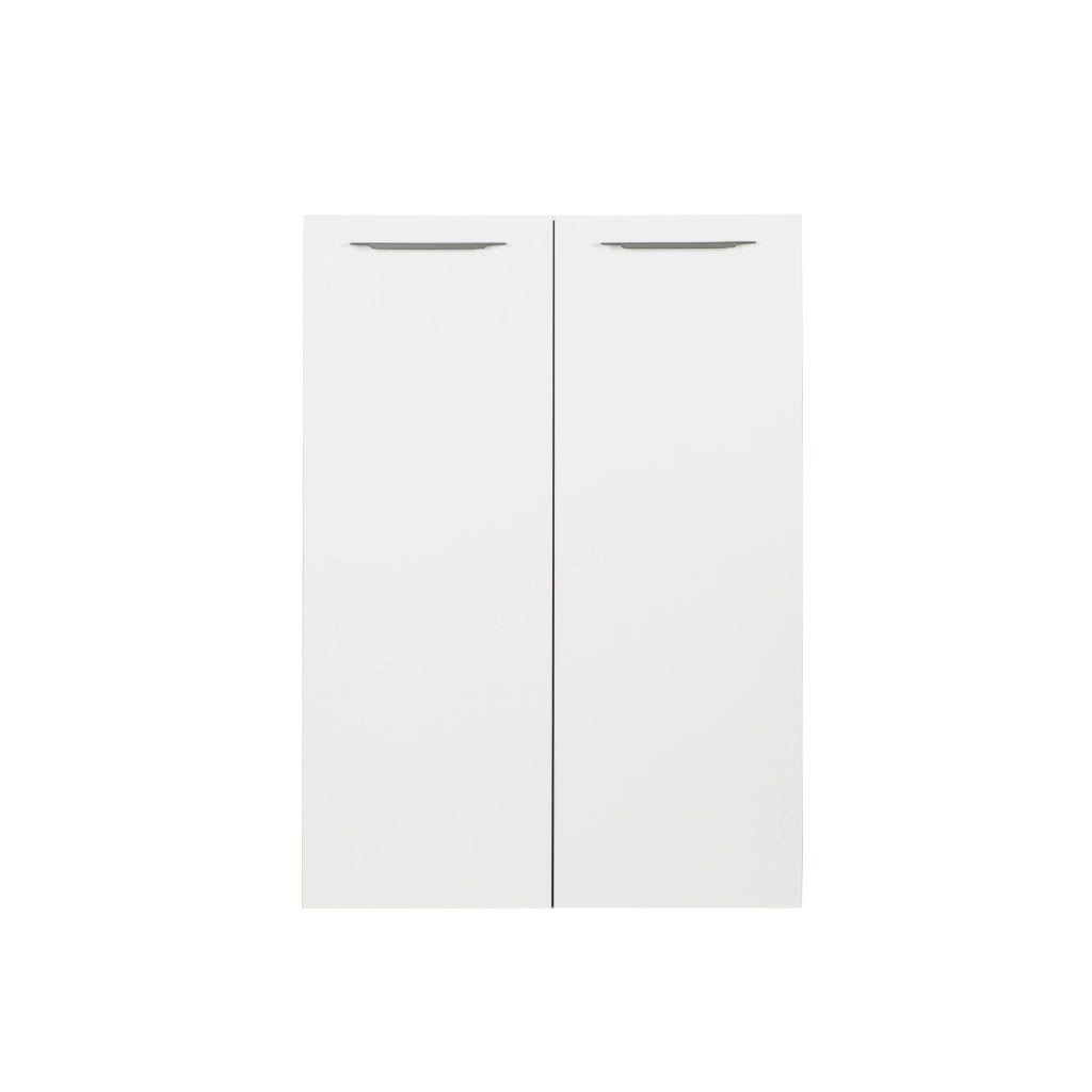 COPPIA ANTE DISEGNO 75XH105CM BIANCHE LACCATE