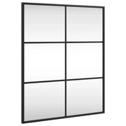Specchio da Parete | Specchio decorativo Nero 50x60 cm Rettangolare in Ferro