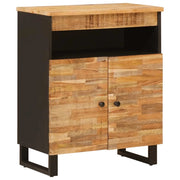 Mobile laterale Marrone 60 x 33 x 75 cm Legno di mango massello