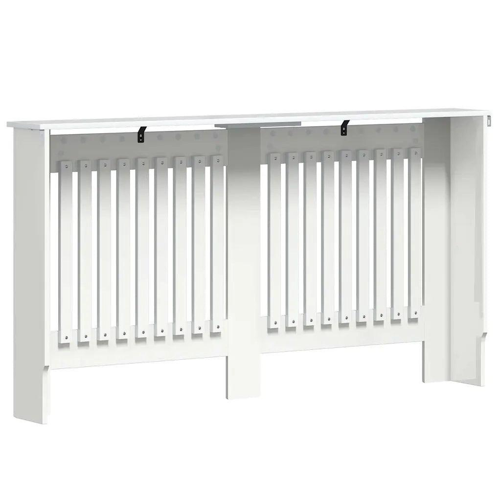 Copertura per radiatori Bianco Lucido 152 x 19 x 81,5 cm 884085