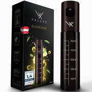 Olioverstuiver per Olio e Aceto con Vetro UV e Filtro a Spruzzo - Flacone in Acciaio Inossidabile in Color Bronzo - Olioverstuiver Preciso per Olio di Oliva