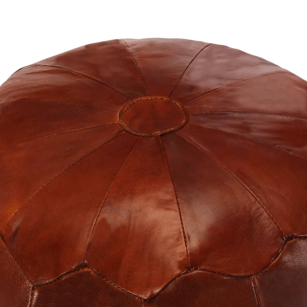Pouf Tanno 40x35 cm in Vera Pelle di Capra cod mxl 61937