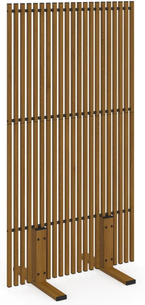 Schermo Decorativo per Esterni, 80 x 150 cm, Effetto Legno