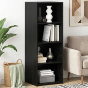 Credenza Rovere Nero 45 x 41 x 124 cm Legno ingegnerizzato 8015669