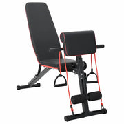 Panca per pesi-Panca per Allenamento Nero 131 x 41 x 100 cm