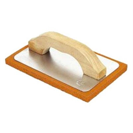 FRATTONE IN GOMMASPUGNA LEVIGATO 22 22x14 cm - spessore 14 mm - arancio (morbida) - MADE IN ITALY