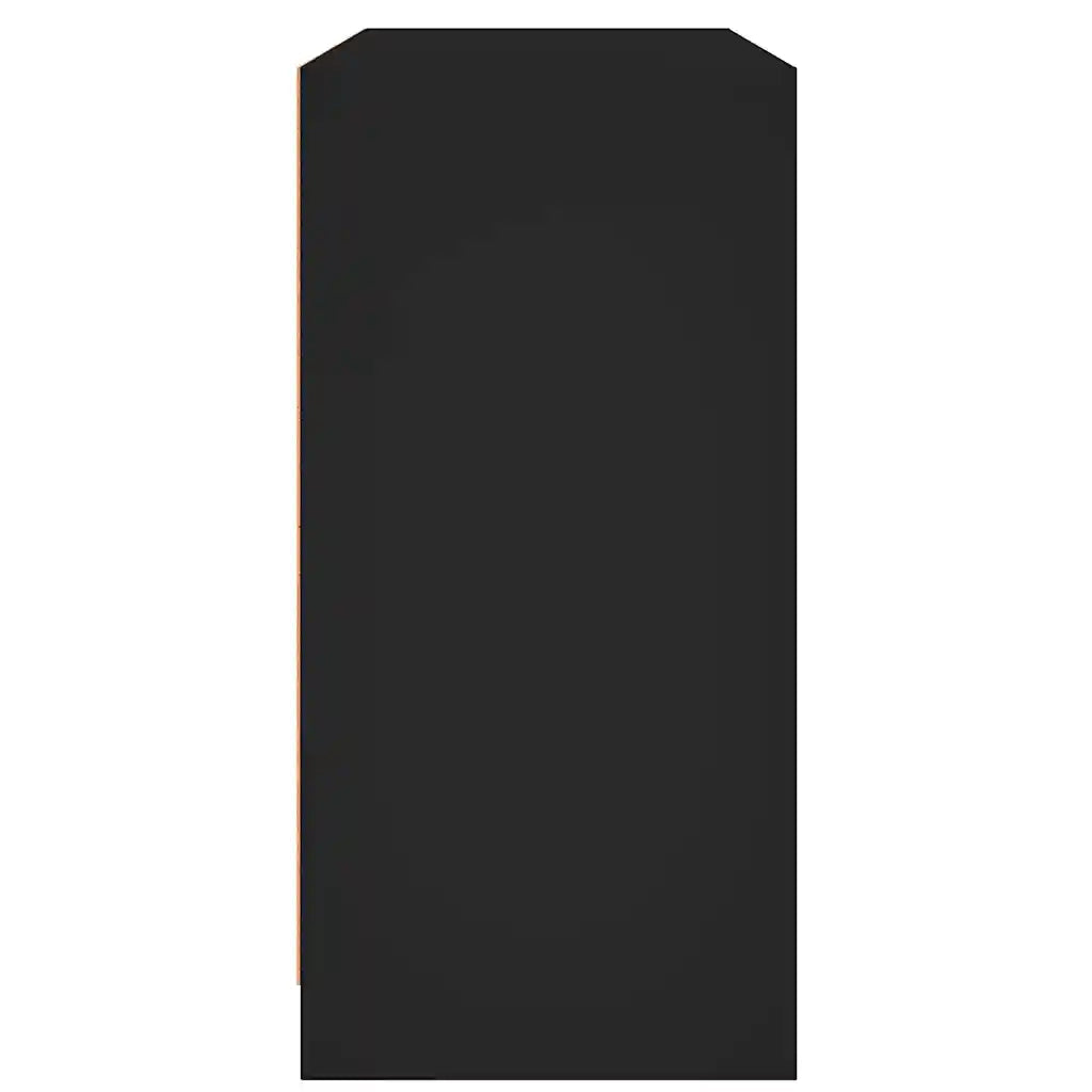 Credenza Nero 102x37x75,5 cm in Legno Multistrato 3295872