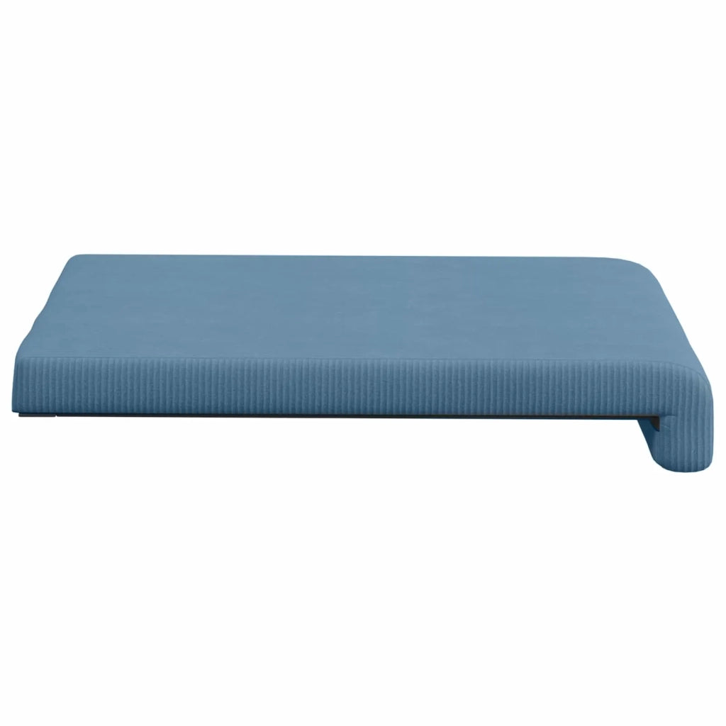 Cuscino per panchina 4 pcs corduroy Blu Profondità 35 cm 42043138