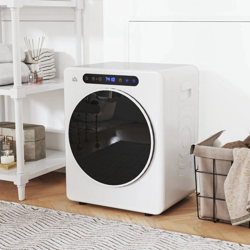 Asciugatrice, 6 programmi, 40-60¡æ, capacit¨¤ 3 kg, compatta, comandi touch, bianca