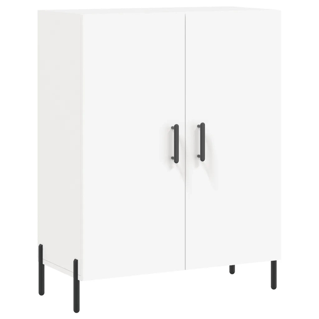 Credenza-Buffet-Armadio da cucina Bianca 69,5x34x90 cm in Legno Multistrato 533810