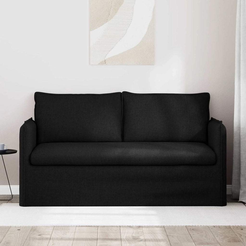 Divano | Divano da soggiorno | Sofa Nero 156 x 82 x 85 cm Tessuto
