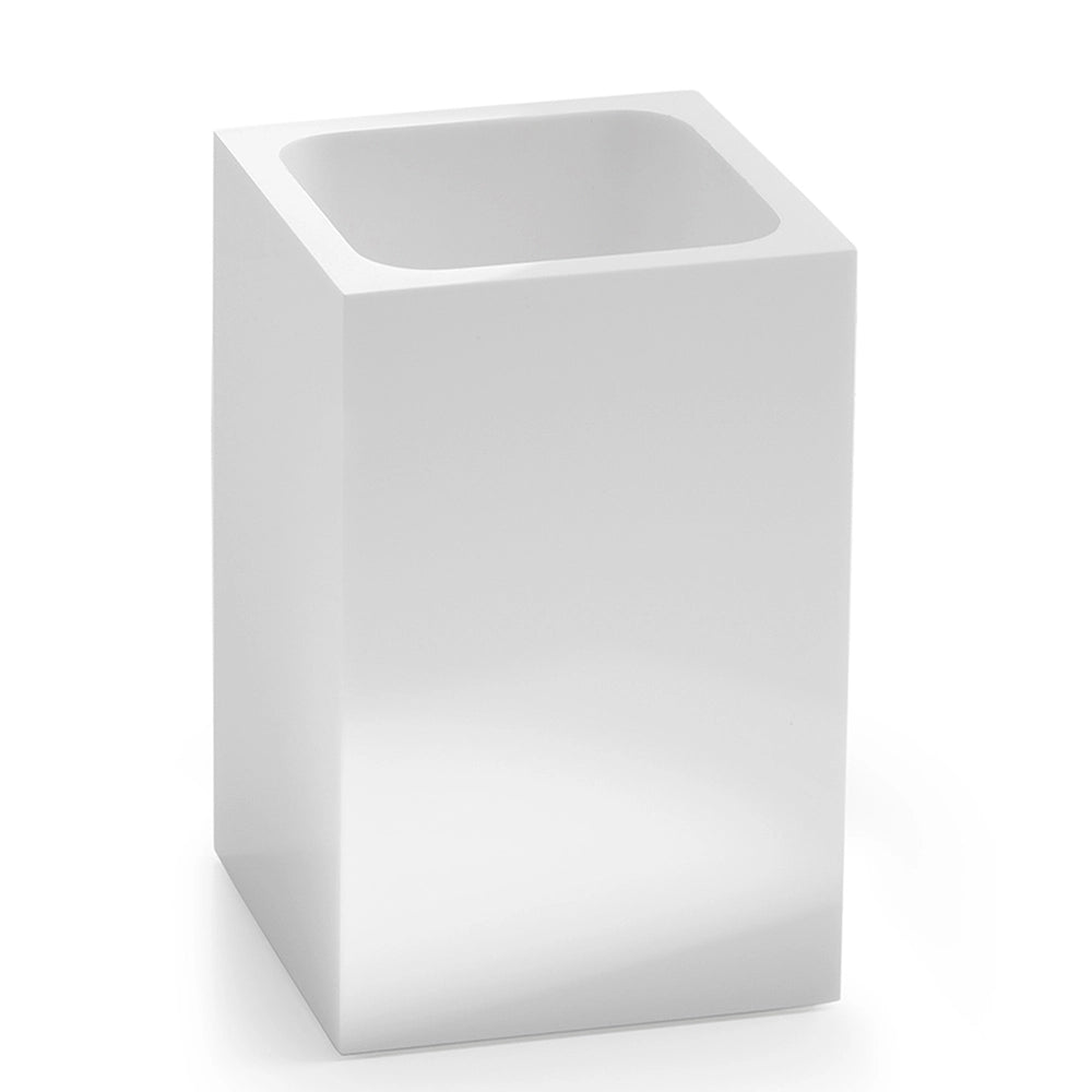 Set portaspazzolini / dosasapone d' appoggio Gedy linea Sofia bianco