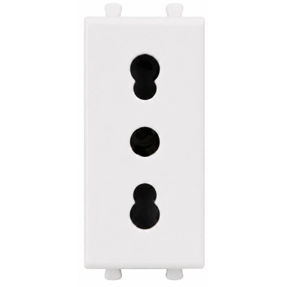 Presa bipasso 2p+t 10/16a 250v serie s44