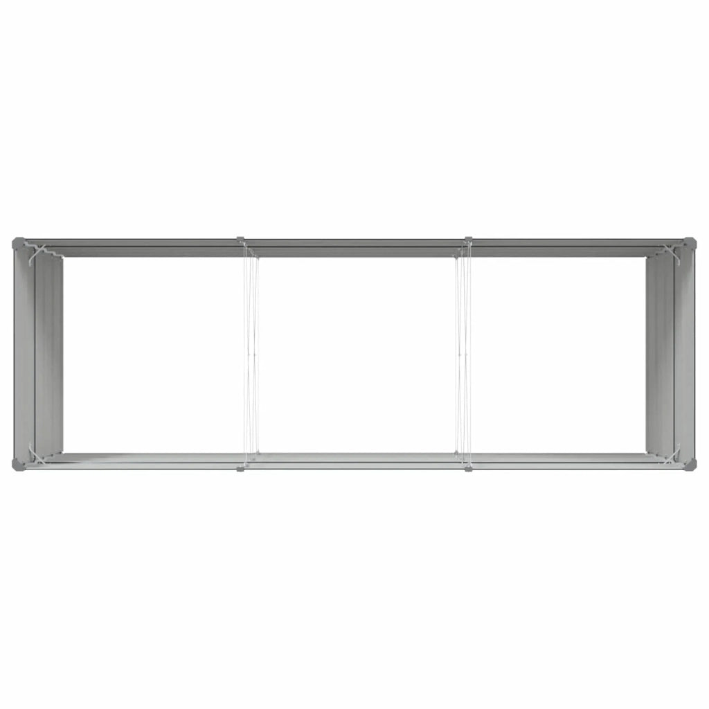 Fioriera Antracite 290 x 100 x 75 cm Acciaio zincato