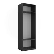Armadio Elmo Antracite 80 x 40 cm Set di 2 Vicco