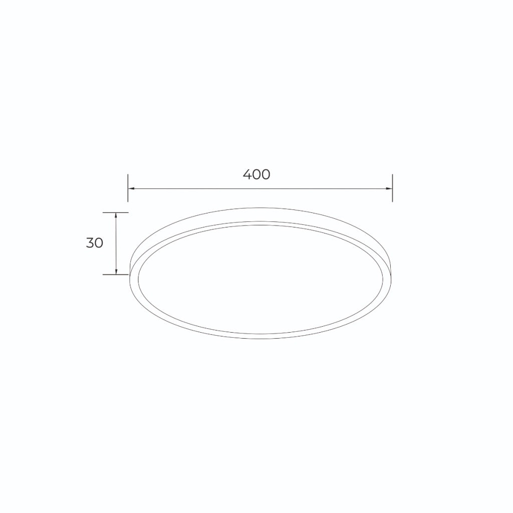 Plafoniera LED Zuma Line CAMI 40cm 36W legno chiaro