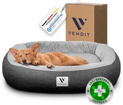 Letto per Cani di Medie Dimensioni – Matrimoniale con Schiuma di Alta Qualità, Antibatterico e Odorante, Impermeabile e Resistente ai Graffi, con Coperta Rimovibile, Antiscivolo e Duraturo