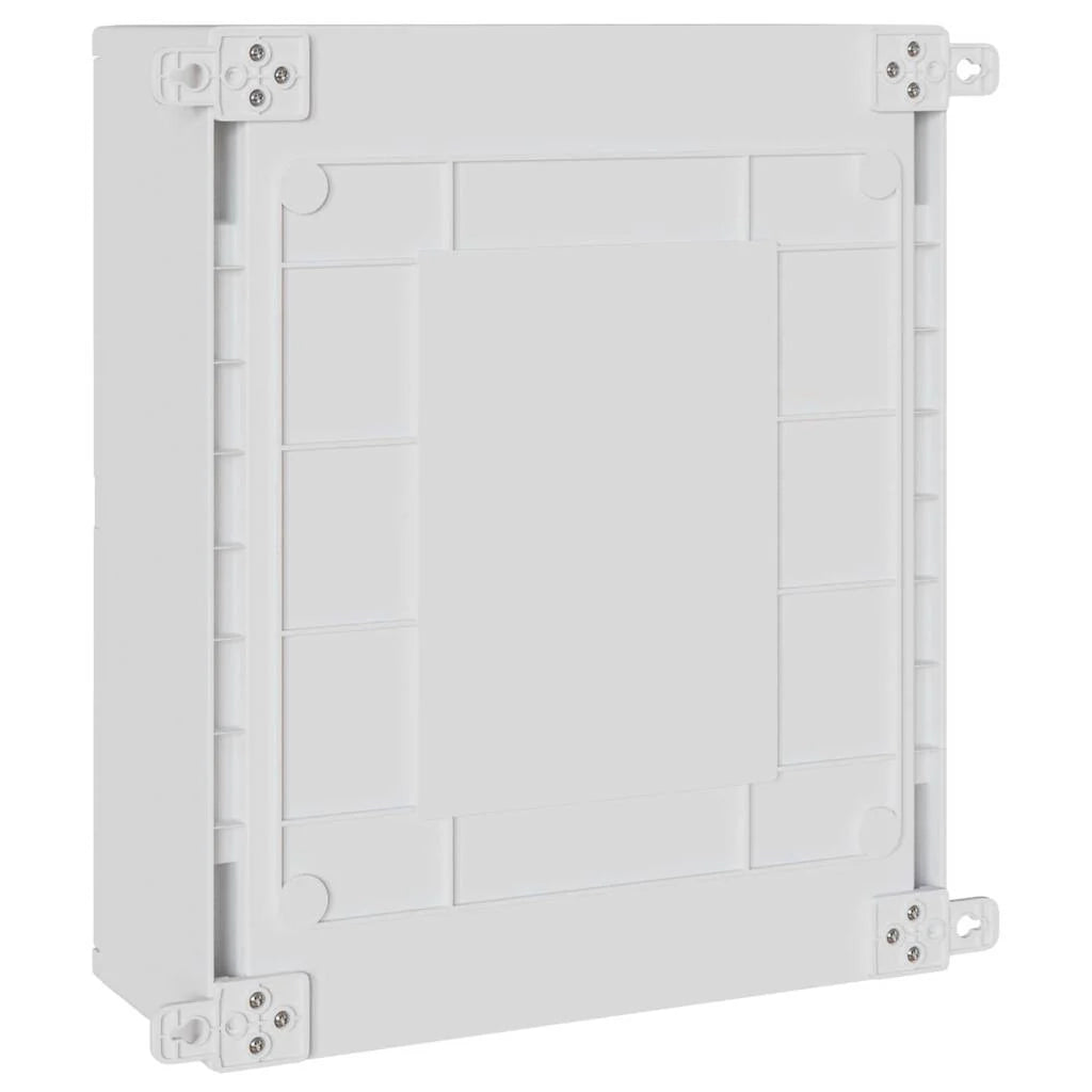 Armadio elettrico moderno per stoccaggio interno/esterno 57 x 23 x 60 cm plastica grigia 02_0058203