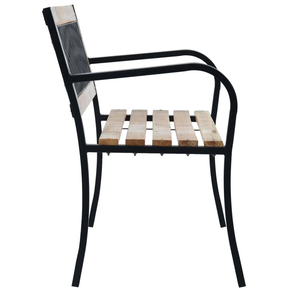 Panca da giardino mobili da esterno terrazza 120 x 53 x 77 cm legno 02_0011191